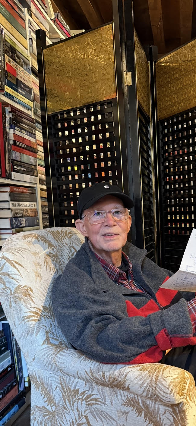 David Malone at his home in Cluny, Burgundy, September 2025